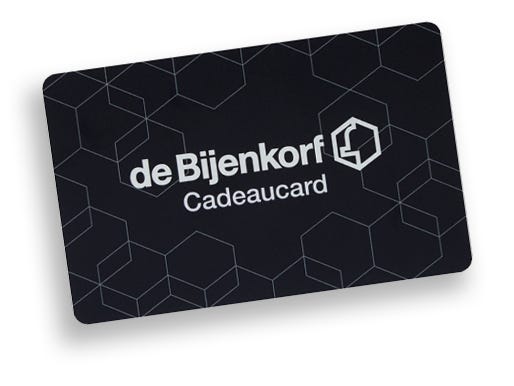 DeBijenkorf.nl digitale cadeaukaart voor 100 euro