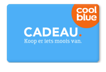 Coolblue.com digitale cadeaukaart ter waarde van 50 euro